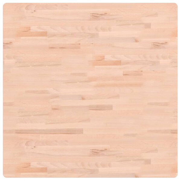 vidaXL Dessus de table 90x90x4 cm carré bois massif de hêtre