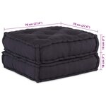 vidaXL Unité de canapé modulaire 2 Pièces Anthracite 140 x 70 x 36 cm