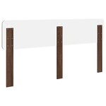 vidaXL Tête de lit Chêne brun 180 cm Bois d'ingénierie