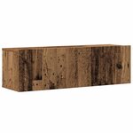 vidaXL Ensemble de meuble TV mural 4 Pièces vieux bois bois d'ingénierie