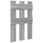 vidaXL Porte-manteau mural avec stockage Sonoma gris 65 x 3 x 100 cm