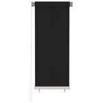 vidaXL Store roulant d'extérieur 60x140 cm Noir