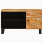 vidaXL Meuble TV Marron 80 x 33 x 46 cm Bois de mangue massif