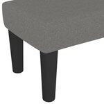 Banc banquette 100 x 30 x 30 cm tissu gris foncé 02_0010540