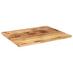 vidaXL Dessus de table rectangulaire bois massif de manguier brut