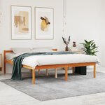 vidaXL Lit pour personne âgée sans matelas 160x200 cm bois pin massif