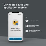 Boîte aux lettres et colis 2-en-1 connectée Boks One (RAL 7016)