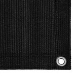 vidaXL Tapis de tente 250x600 cm Noir