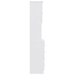vidaXL Buffet ALTA blanc 77x35x165 cm bois massif de pin