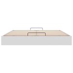 vidaXL Cadre de lit ottoman sans matelas blanc 200x200 cm similicuir