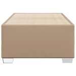 vidaXL Cadre de lit sans matelas cappuccino 90x200 cm similicuir
