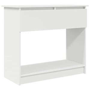 vidaXL Table console avec tiroirs blanc 85 5x38 5x74 5 cm