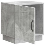 vidaXL Table de chevet 2 Pièces Gris Béton 43 x 34 5 x 47 cm