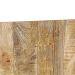 vidaXL Tête de lit 180 cm bois de manguier brut massif