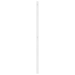 vidaXL Tête de lit métal blanc 180 cm
