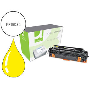 Q-connect toner laser - compatible HP CE412A - Jaune - 2600p