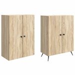 vidaXL Ensemble de Meubles 2 Pièces Chêne Sonoma Bois d'ingénierie