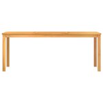 vidaXL Ensemble à manger de jardin 9 Pièces Bois de teck solide