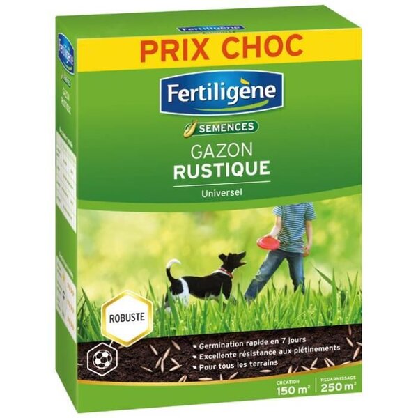 FERTILIGENE Gazon Rustique Universel - 3,75 kg