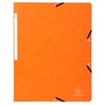 Chemise À Élastique Sans Rabat Carte Lustrée 355gm2 - A4 - Couleurs Assorties - X 50 - Exacompta