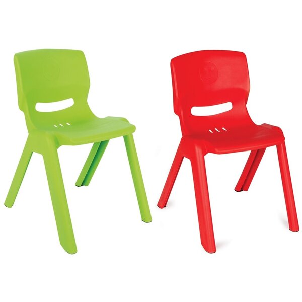 Siva 20141-20144 - Lot de 2 Chaises pour enfants - Verte et rouge