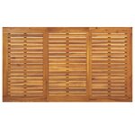 vidaXL Table de jardin et pieds en forme de U 140x80x75 cm bois acacia