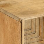 vidaXL Buffet marron 90x33x75 cm bois massif de manguier