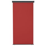 vidaXL Auvent latéral de balcon 125x250 cm Rouge