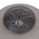 vidaXL Filtre à sable pour piscine avec vanne à 6 voies Gris