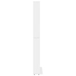 vidaXL Armoire à CD Blanc 102x16x177 5 cm Bois d'ingénierie