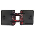Willex Sacoches de vélo Fire 30 L Tarpaulin rouge et noir