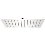 vidaXL Tête de douche plongeante rectangulaire en acier inoxydable 20x30 cm
