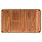 vidaXL Ensemble de salle à manger pour jardin 3 Pièces Beige et crème