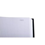 Registre 340x225 Quadrillé 300 Pages Foliotées - Noir Toilé - Le Dauphin