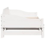 vidaXL Lit de jour et lit gigogne sans matelas 90x190 cm bois massif
