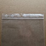 Lot de 100 Sachets à fermeture pression ZIP : 100 x 150 mm
