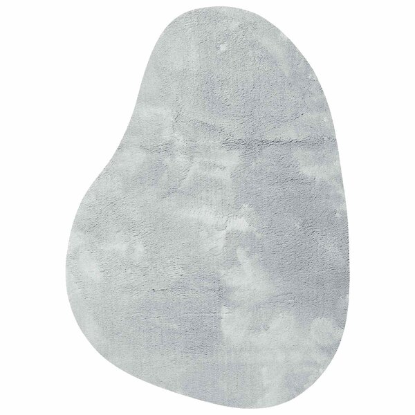 vidaXL Tapis de surface HUARTE Gris 140 x 200 cm Polyester