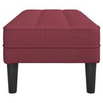 Banc vidaXL Rouge Vin 113x57x39 cm Tissu