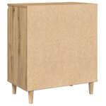 vidaXL Buffet chêne artisanal 60x35x70 cm bois d'ingénierie