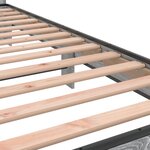 vidaXL Cadre de lit sans matelas sonoma gris 90x200 cm