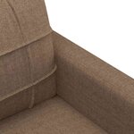 vidaXL Canapé à 3 places Marron 180 cm Tissu