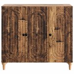 vidaXL Buffet Bois ancien 89 x 34 5 x 80 cm Bois d'ingénierie