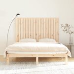 vidaXL Tête de lit murale 166x3x110 cm Bois massif de pin