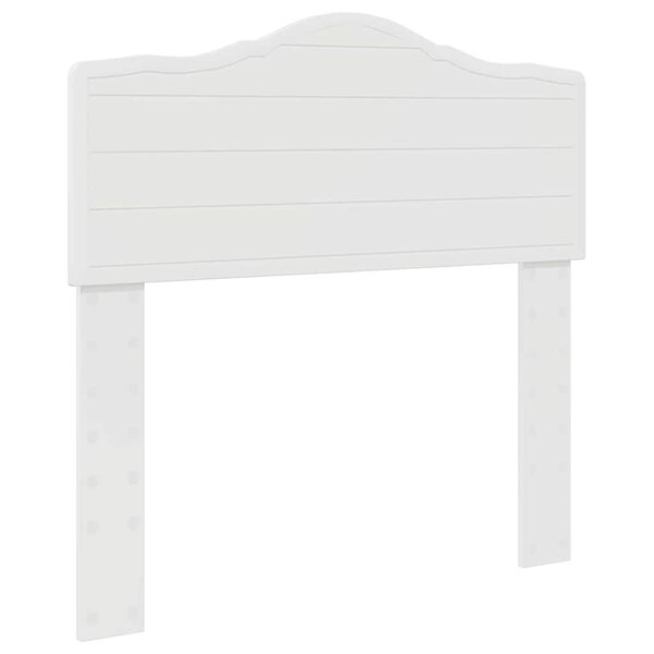 vidaXL Tête de lit Blanc Brillant 80 cm Bois d'ingénierie