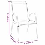 vidaXL Ensemble de salle à manger pour jardin 3 Pièces Noir