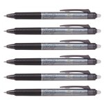Stylo roller rétractable Frixion Ball Clicker 0 50 mm Noir x 6 PILOT