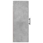 vidaXL Armoire murale gris béton 34 5x34x90 cm