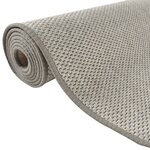 vidaXL Tapis de couloir aspect sisal platina 50x300 cm
