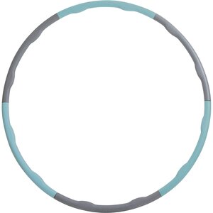 Schildkröt 960236 - Cerceau de fitness Hula Hoop avec vagues de massage - gris/bleu ciel