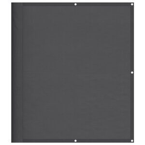 vidaXL Écran de balcon anthracite 120x700 cm 100  polyester oxford